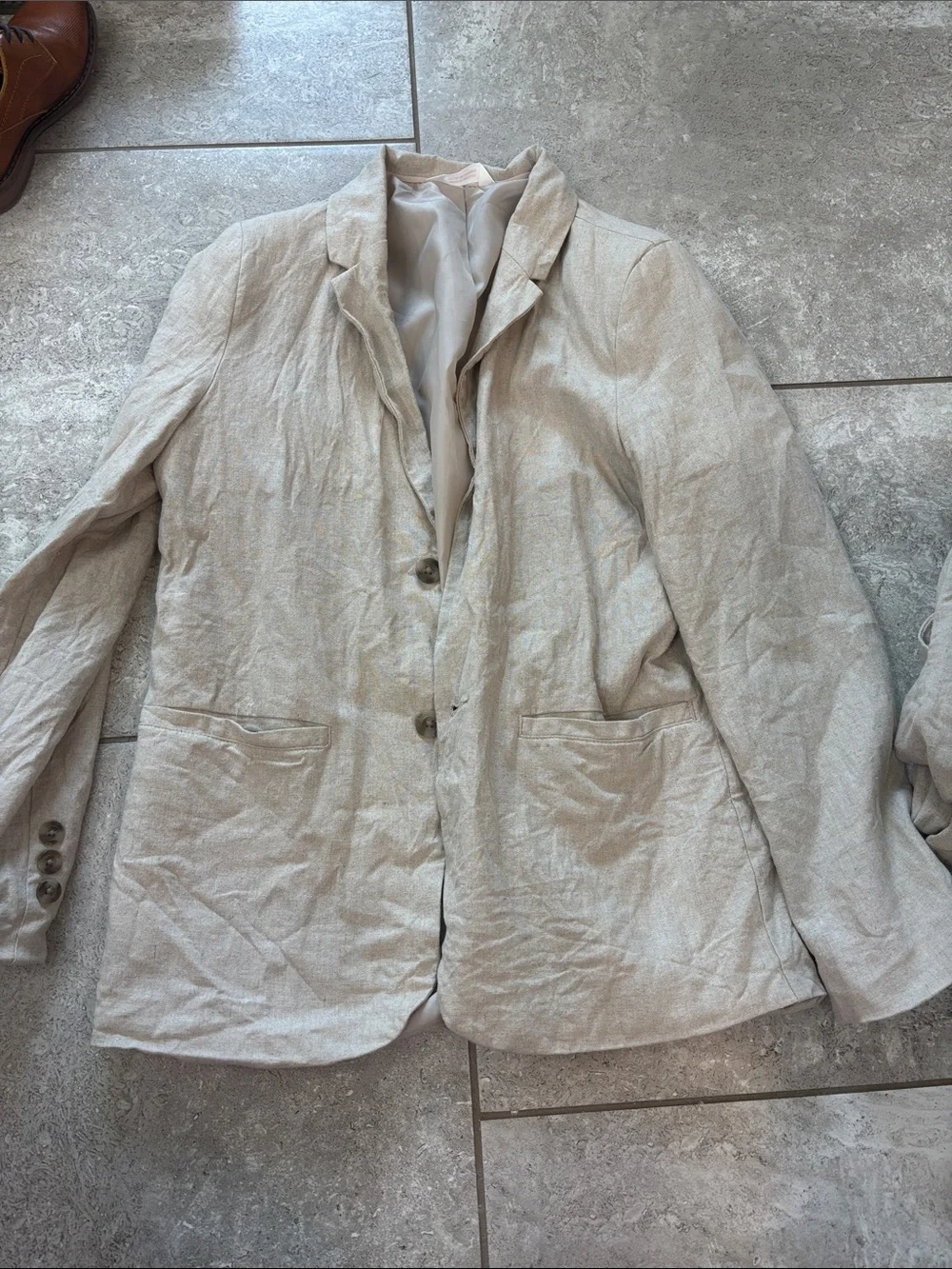 Cat & Jack Linen blend suit